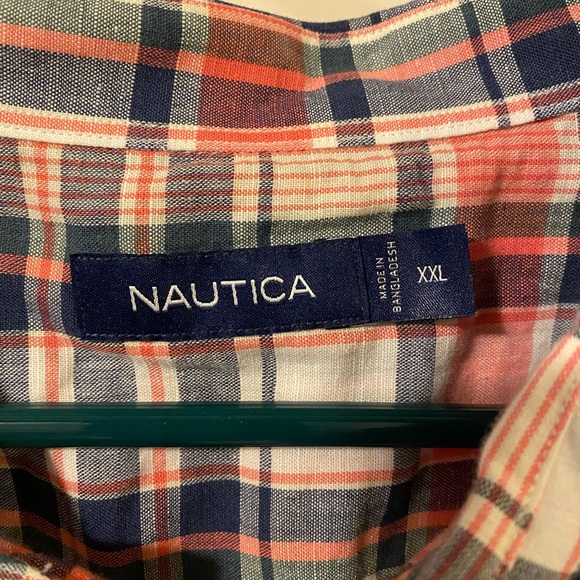 EUC Nautica Men’s Short Sleeve Dress Shirt Size XXL - Picture 3 of 4